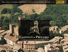 Tablet Screenshot of castellodiproceno.it